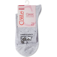 Женские хлопковые носки Conte elegan t classic 17с-183сп, р.25, 252 светло-серый 1001320730040154252